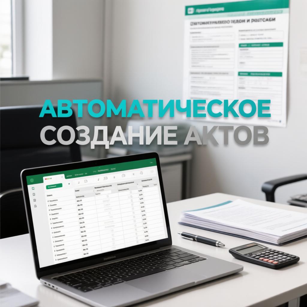 Автоматическое создание актов